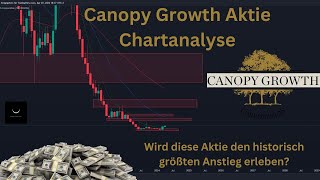 CGC Aktie Canopy Growth Aktie  Erläuterung der charttechnischen Widerstände und kurze Einleitung [upl. by Nylevol]