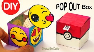 How to Make a Pop Out Surprise Box Toy  Jack in the Box [upl. by Ezra643]