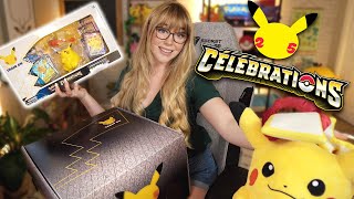 Unboxing a GIANT Pokemon Celebrations Box  Opening A Celebrations ETB [upl. by Iot]