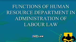 Chapter 1 Introduction to Labor Law [upl. by Clorinde]