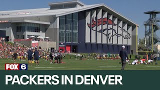 Green Bay Packers joint practice with Denver Broncos  FOX6 News Milwaukee [upl. by Yecats]