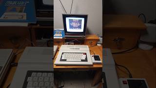 Zaxxon  Back to 1983  Tape loading on Radio Shack TRS80 Color Computer 2 shorts retrogaming [upl. by Ahseka950]