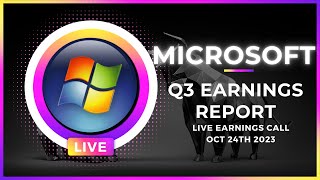 🔴 WATCH LIVE Microsoft MSFT FY2024 Quarterly Earnings LIVE  530 PM ET [upl. by Alyaj]