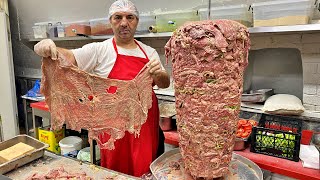 How to Make Doner Kebab  This Master Prepares Doner Kebab With Amazing Skills [upl. by Troth894]