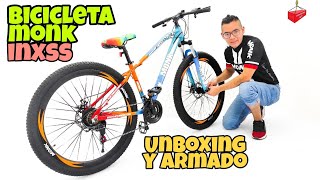 BICICLETA DE MONTAÑA MONK INXSS 29quot  Unboxing y Armado [upl. by Adnamaa]