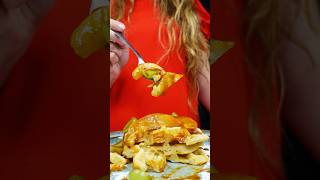 ❤️ Caramel Apple Cinnamon Waffles ASMR shorts [upl. by Jermayne285]