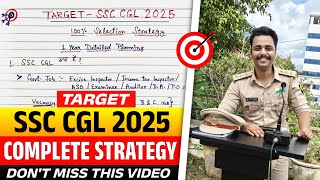 SSC CGL 2025 COMPLETE STRATEGY 🔥 SYLLABUS  BOOKS 📚 Time Table  Teachers ssc ssccgl2025 [upl. by Ztnahc]