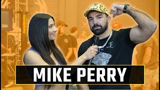 Platinum Mike Perry street interview at Bucked Up HQ in Utah [upl. by Atteiluj]