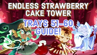 Endless Strawberry Cake Tower  Trays 5160 Guide  Cookie Run Kingdom [upl. by Leverick]