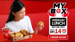 Pizza Hut MyBox  Best lunch deal everrrr 🤯 [upl. by Lightman]