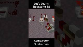 How to Make a Redstone Comparator in Minecraft shorts [upl. by Yanahc]