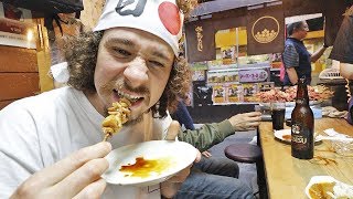 Probando comida callejera en JAPÓN 🇯🇵 [upl. by Okiron]