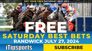 Randwick Best Horse Racing Tips July 27  iTipsports [upl. by Karol793]