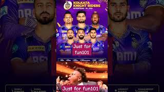 Kolkata knight Riders Retention IPL2025 kkr kolkataknightriders srk shahrukh ipl2025 cricket [upl. by Lidstone]