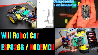 Building a WiFiEnabled RC Car with NodeMCU ESP8266 2024 [upl. by Meece957]