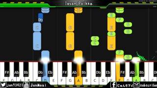 【ピアノ】Ievan Polkka midi piano synthesia [upl. by Aracot]