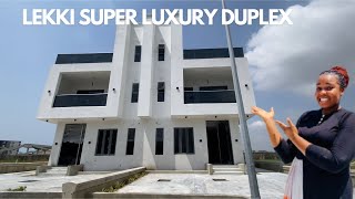 Inside a 4Bedroom Semidetached Mansion in Cowrie Creek Estate Ikate Lekki Lagos Nigeria [upl. by Donaldson]