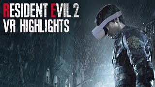 🥽 Resident Evil 2 REmake VR on HARDCORE Highlights  PCVR MOD Gameplay Reel 🧟‍♀️ [upl. by Schwarz996]