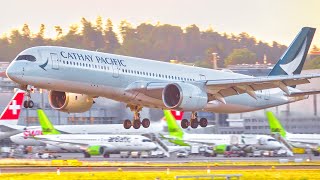 20 MINS GREAT CLOSE UP LANDINGS amp TAKEOFFS at ZRH  4K  Zurich Airport Plane Spotting Switzerland [upl. by Noskcire141]