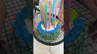 He used a tennis racket to decorate cake pt 6 [upl. by Terrijo]