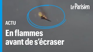 L’impressionnant crash d’un avion militaire russe le pilote s’éjecte à temps [upl. by Spurgeon]