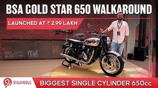 BSA Gold Star 650 l Biggest Single Cylinder 650cc Motorcycle At Rs 299 Lakh [upl. by Harty]