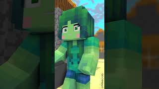 Transform Watch Zombie becomes Herobrine to help Zombie Girl [upl. by Nivlek]