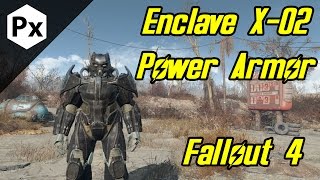 Fallout 4 Mod Enclave X02 Power Armor [upl. by Enaywd]