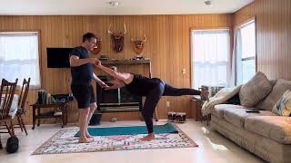 One minute partner exercise [upl. by Ashby]