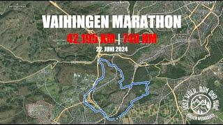 Vaihingen Marathon  42195 km  22062024 [upl. by Melicent]