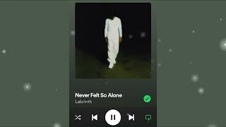 Never Felt So Alone  Labrinth amp Billie Eilish Sloweb  Reberb [upl. by Anatlus]