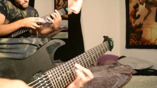 Summer Rain  Clean 8 String Guitar Arrangement Ibanez RG2228 Pod HD500 [upl. by Iahcedrom640]