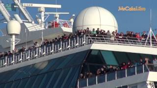 Mein Schiff1  Auslaufen HafenCity  Hamburg 2013 [upl. by Otrebilif202]