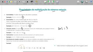 AULA 05 PROPRIEDADES DA MULTIPLICAÇÃO [upl. by Llertnek]