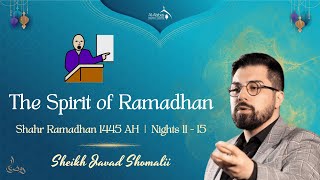 Eve 11th Shahr Ramadhan 1445 AH The Spirit of Ramadhan  Sheikh Javad Shomali [upl. by Nolak]