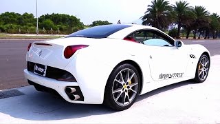 Ferrari California Brutal Exhaust Sound w Armytrix Titanium Exhaust [upl. by Suiratnod853]