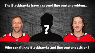 The Blackhawks have a second line center problem  Who can fill the Blackhawks 2nd line center hole [upl. by Aliakim]