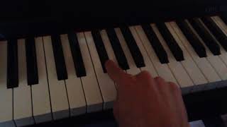 GhaliCara Italia Piano Tutorial [upl. by Niel927]