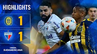 ROSARIO CENTRAL vs FORTALEZA  HIGHLIGHTS  CONMEBOL SUDAMERICANA 2024 [upl. by Refeinnej]