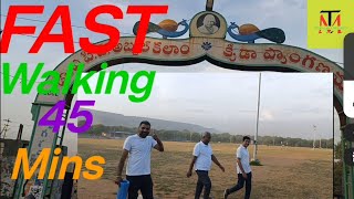 Fast walking in 45minates  Fitness [upl. by Ihc807]