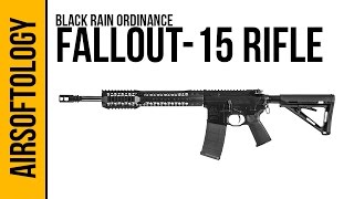 Black Rain Ordinance  Fallout 15 Rifle  Airsoftology Review [upl. by Anos487]