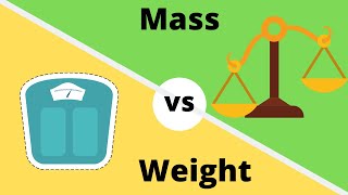 Difference between MASS and WEIGHT [upl. by Eiloj40]