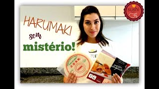 HARUMAKI ou ROLINHO PRIMAVERA  Como Fazer Sushi  Com a Fê [upl. by Shelah]