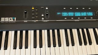 Ensoniq ESQ1 Keyboard Demo [upl. by Ivanna52]