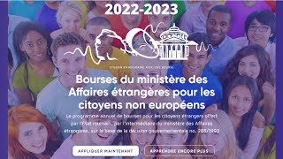 Comment postuler la bourse détude complète 20222023 du gouvernement Roumain boursedétuderoumaine [upl. by Trautman]