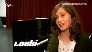 Loeki vertelt over haar overval  Junior Songfestival 2013 [upl. by Sholem]