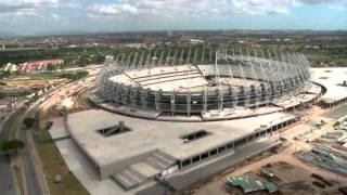 Evolução das Obras da Arena Castelão  Novembro2012 [upl. by Standush]