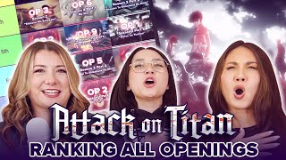 Ranking ALL ATTACK ON TITAN Openings 💥 [upl. by Shanney609]