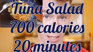 700 Calories  20 Minutes  FRIED SPAGHETTI AND TUNA SALAD [upl. by Schroer]