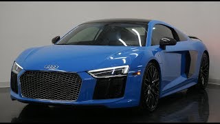 Audi R8 V10 Plus  Revs  Walkaround in 4k [upl. by Htebasyle]